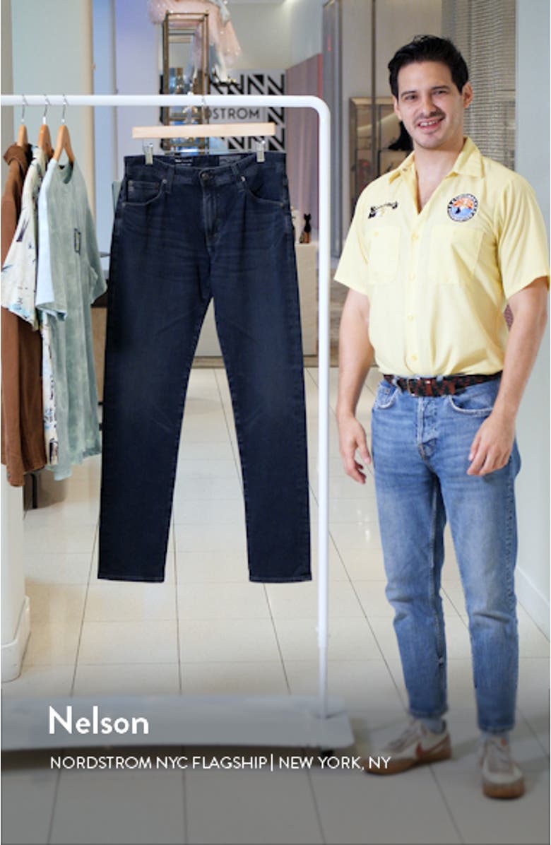 Men's Tellis Slim Fit Stretch Jeans, sales video thumbnail