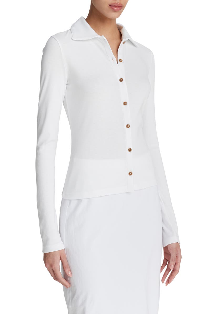 Vince Pima Cotton Blend Button-Up Shirt, Alternate, color, 