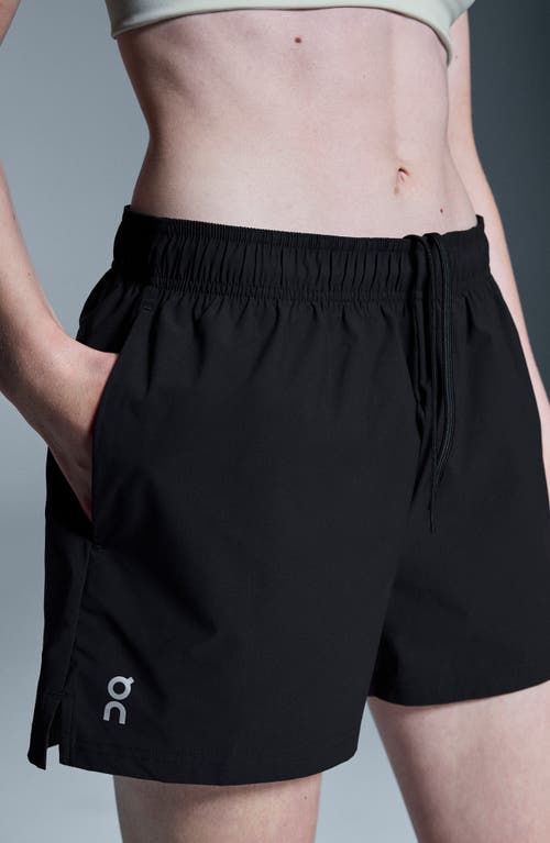 On 3-inch Core Running Shorts In Black