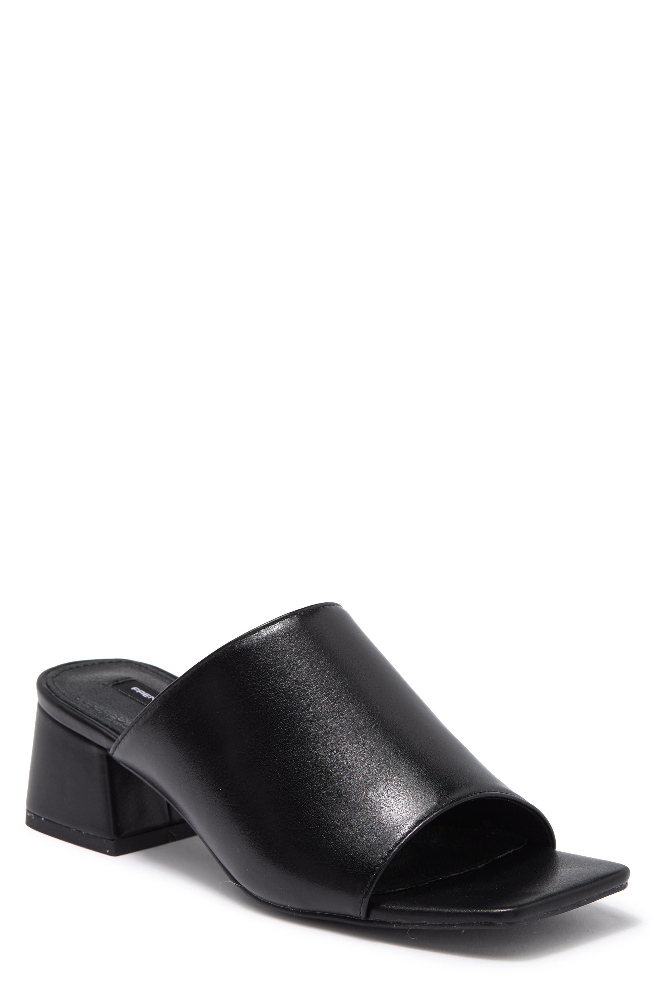 French Connection Dinner Block Heel Slide Sandal, Main, color, 