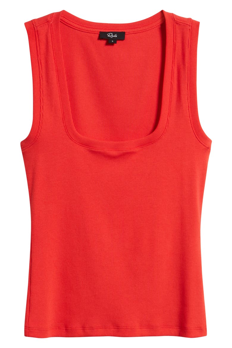 Bobbie Rib Tank, Alternate, color, CHERRY