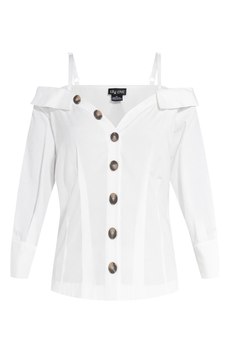 City Chic Off the Shoulder Top, Alternate, color,