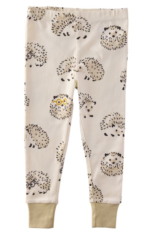 Butterblu Kids' Zen Print Fitted Organic Cotton Two-piece Pajamas In Animal Print