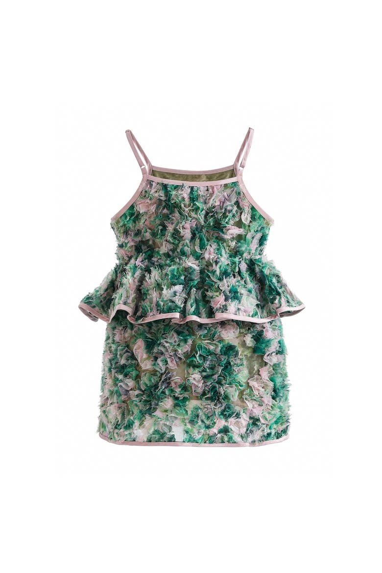 Zinnia Skirt Set, Alternate, color, Green