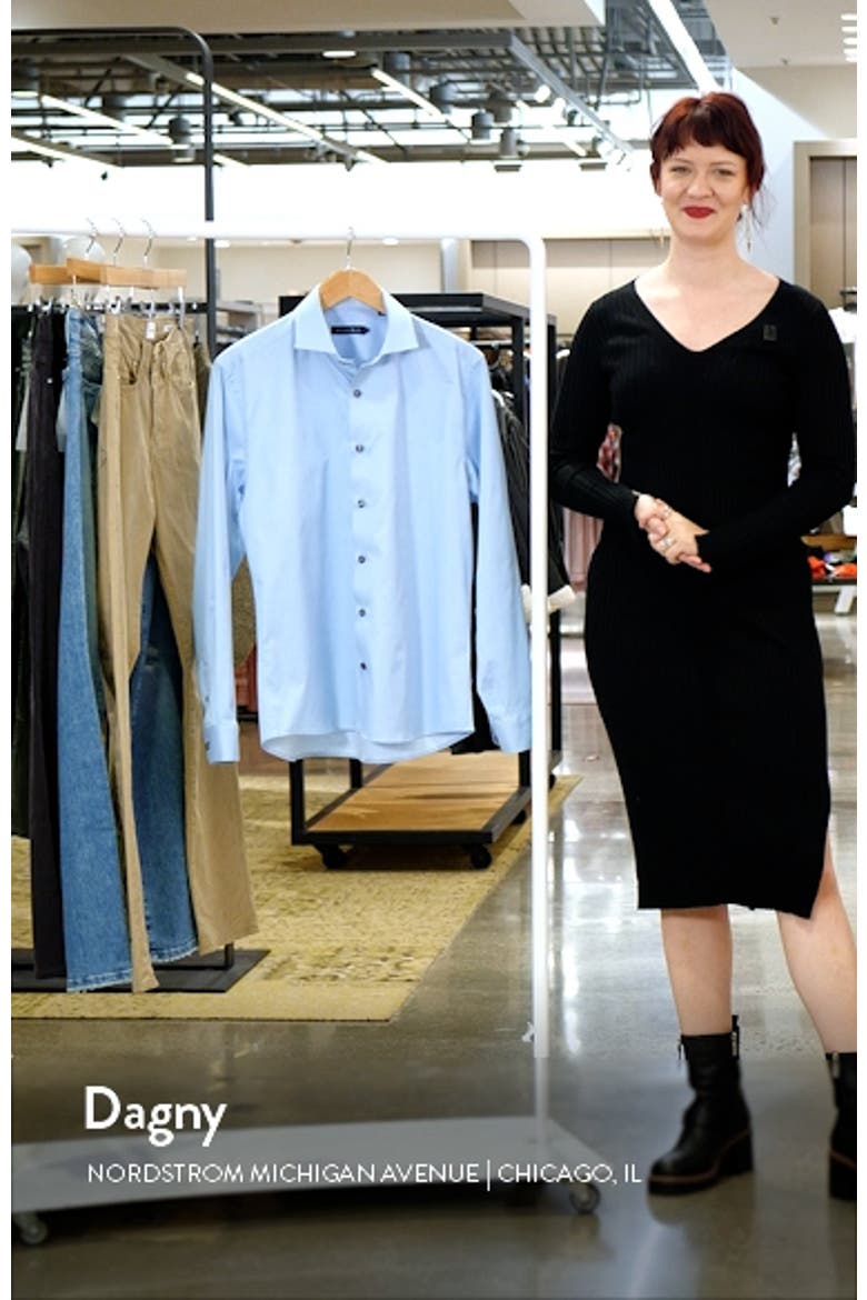 DRYTOUCH® Performance Sateen Button-Up Shirt video