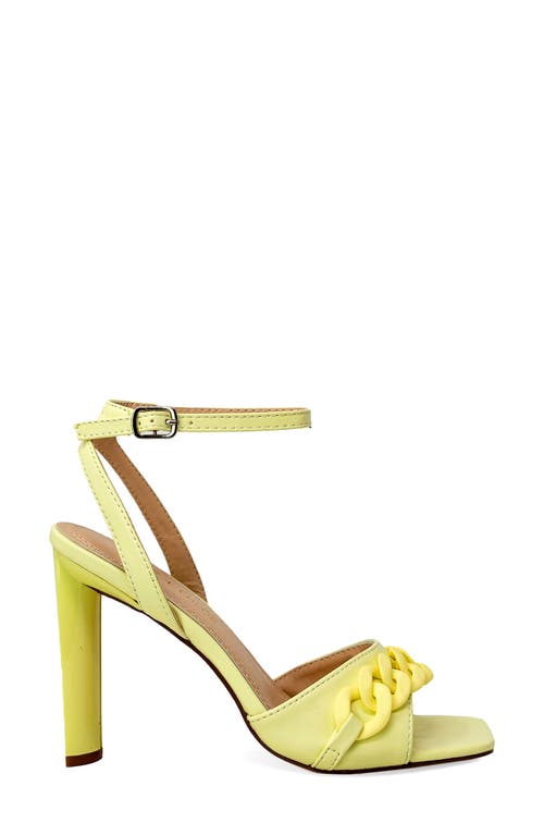 Chase & Chloe Chase And Chloe Mianni Chain Ankle Strap Sandal