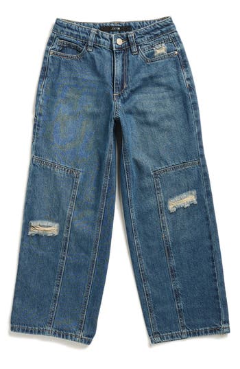 Joe's Jeans Kids' Kate Baggy Fit Carpenter Jeans In Blue
