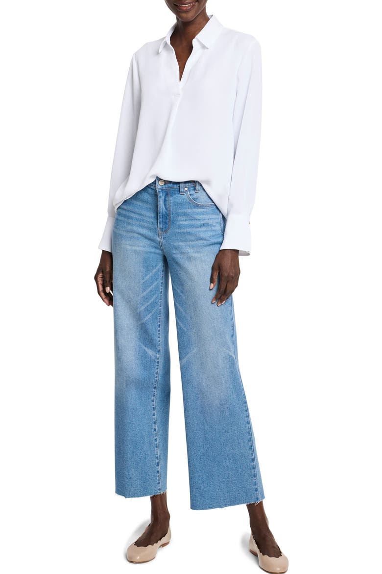 Easy Pullover Shirt, Alternate, color, PAPER WHITE