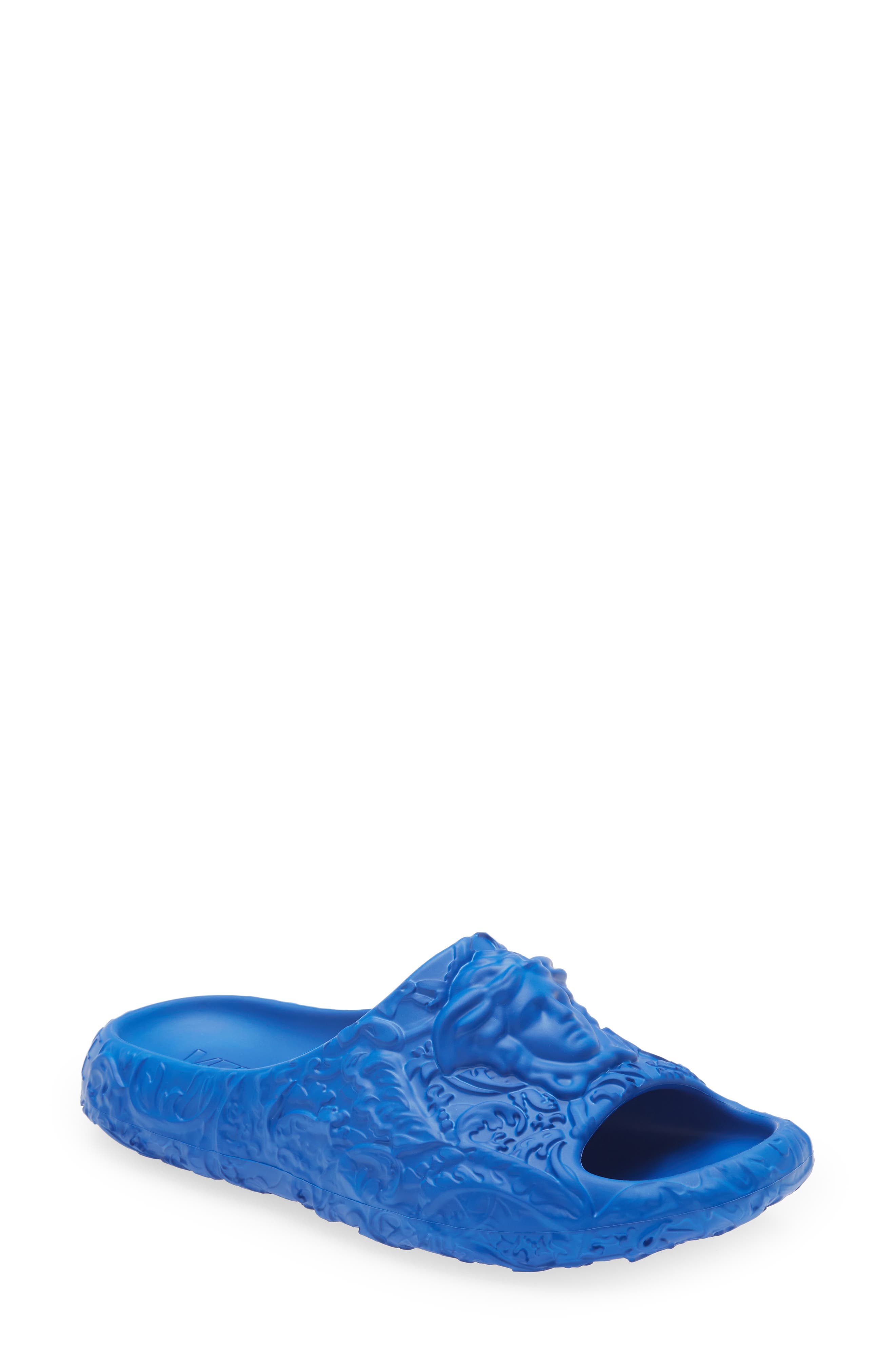 Molded Barocco Pool Slide, Main, color, BLUE