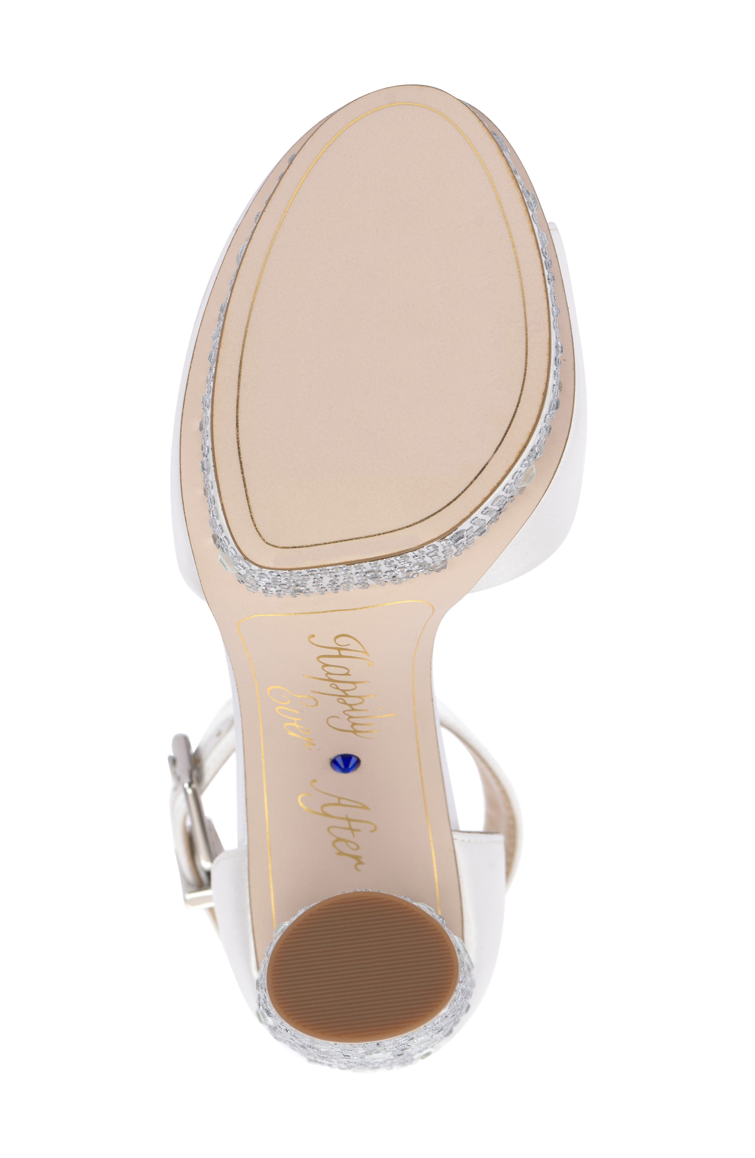 Jessica Simpson Everyn Platform Ankle Strap Sandal, Alternate, color, White Matsat