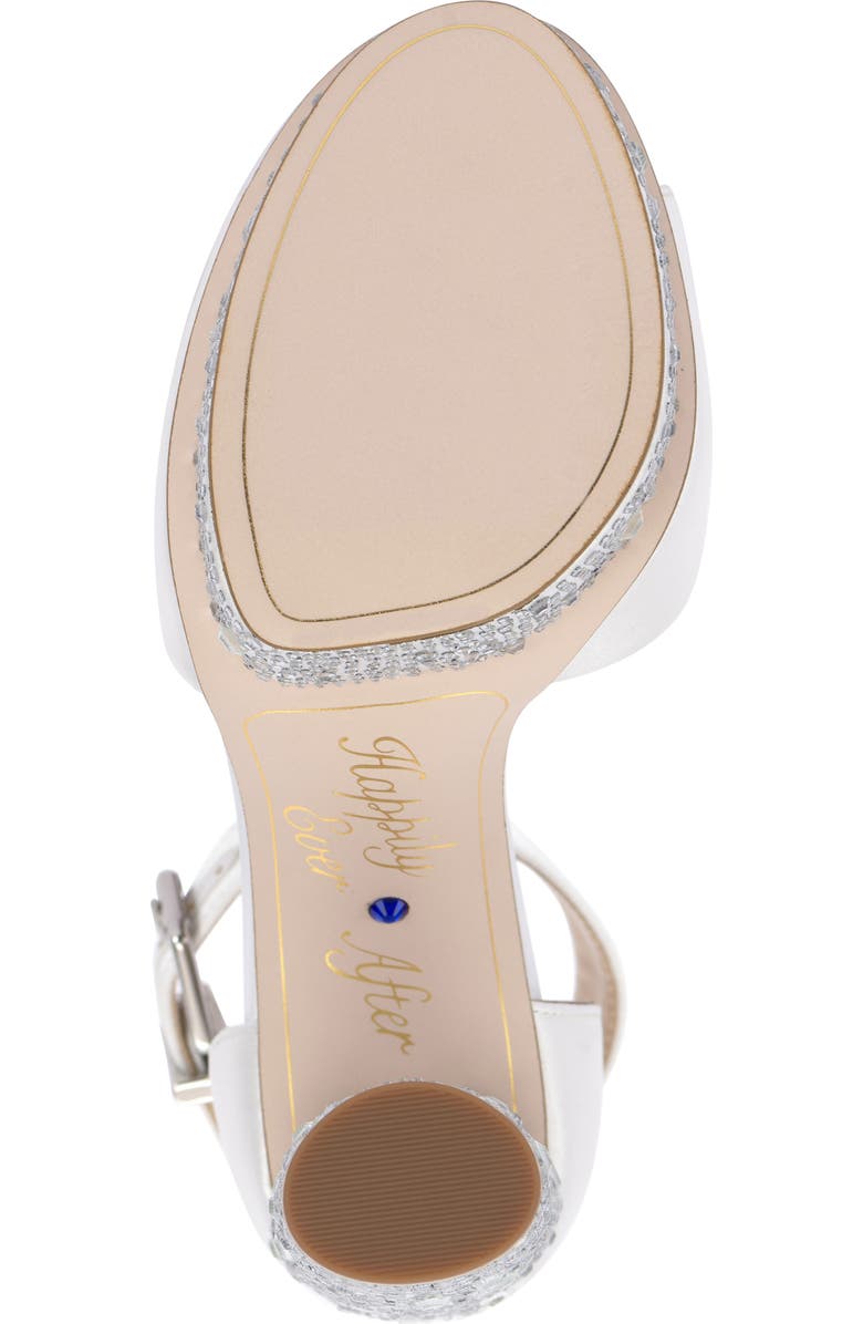 Jessica Simpson Everyn Platform Ankle Strap Sandal, Alternate, color, White Matsat