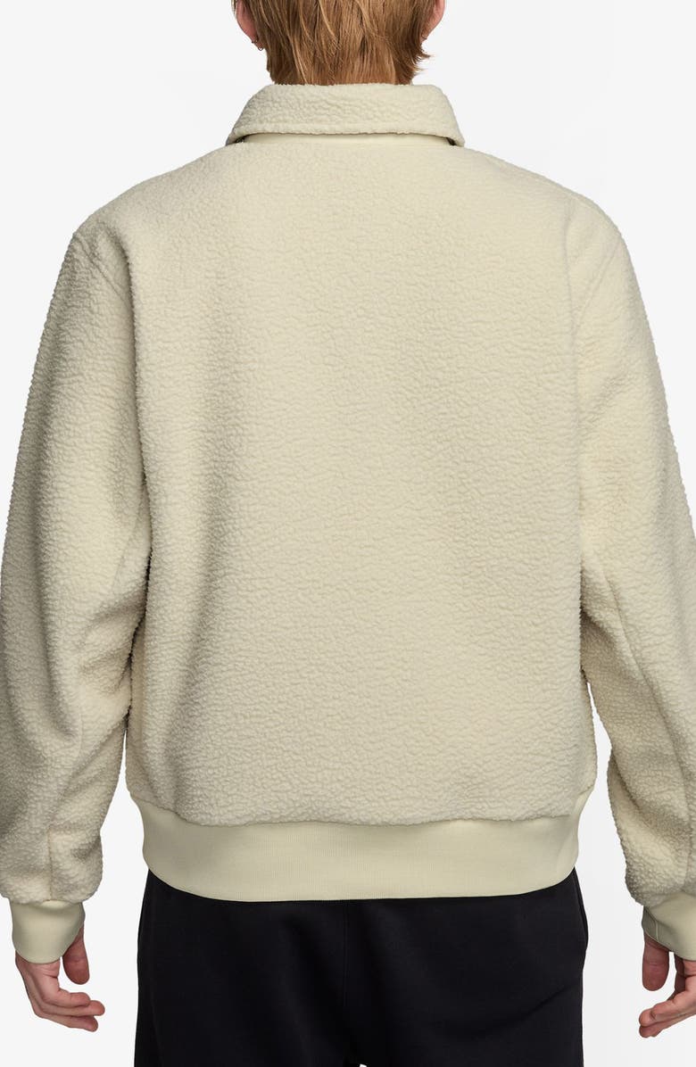 Nike Club Fleece Coach's Jacket, Alternate, color, Light Khaki/ White