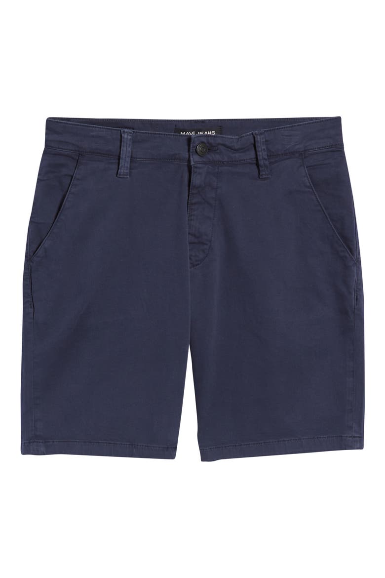 Men's Noah Stretch Twill Shorts, Alternate, color, DARK NAVY TWILL