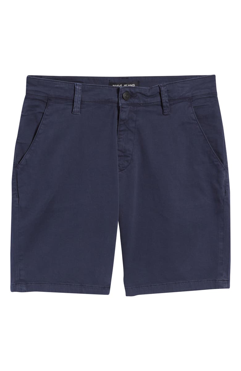Mavi Jeans Men's Noah Stretch Twill Shorts, Alternate, color, Dark Navy Twill
