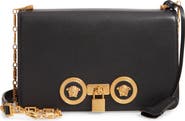 Versace Medium Icon Leather Shoulder Bag