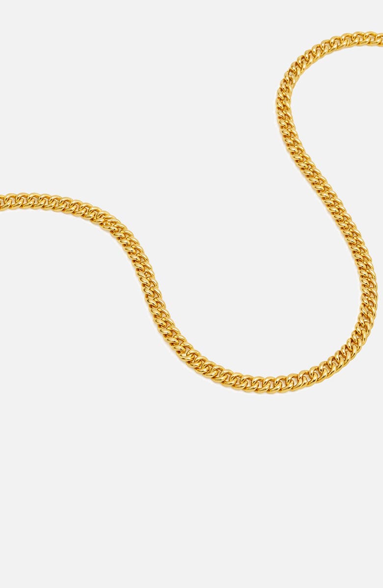YOJ Curb Chain Necklace, Alternate, color, Gold