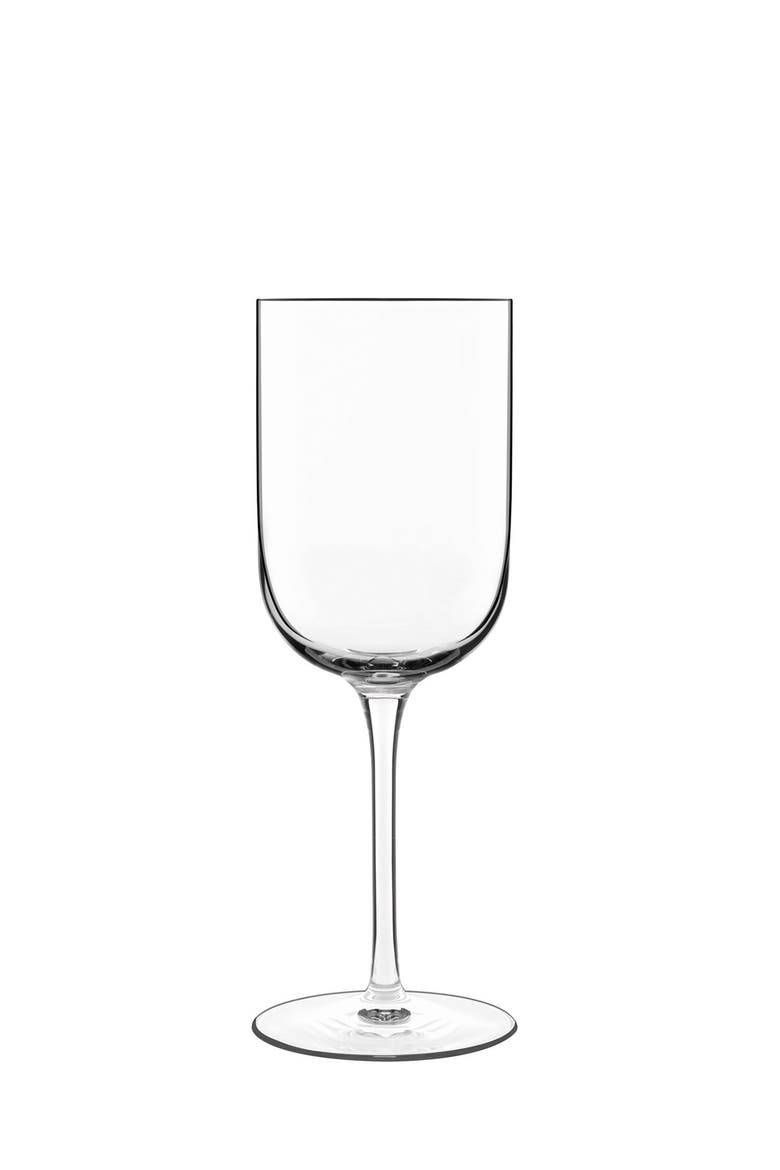 Sublime Set of 4 Red Wine Glasses, Main, color, CLEAR