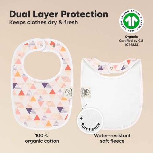KEABABIES KEABABIES 8-PACK BABY DROOL BIBS