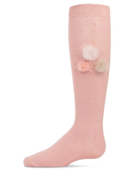 Fuzzy and Fun Pom-Pom Knee Socks (Little Kid & Big Kid)