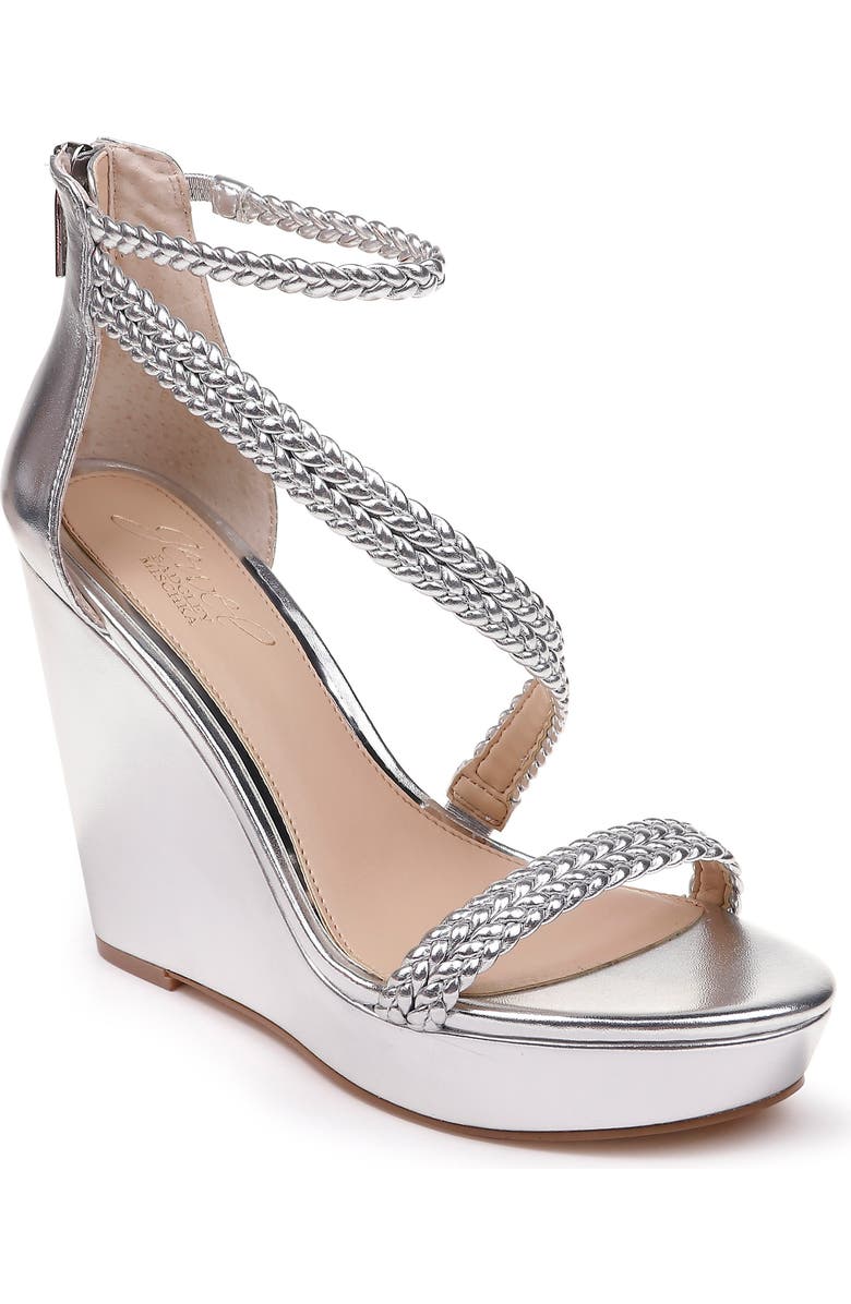 Jewel Badgley Mischka Suzy Wedge Platform Sandal, Main, color,