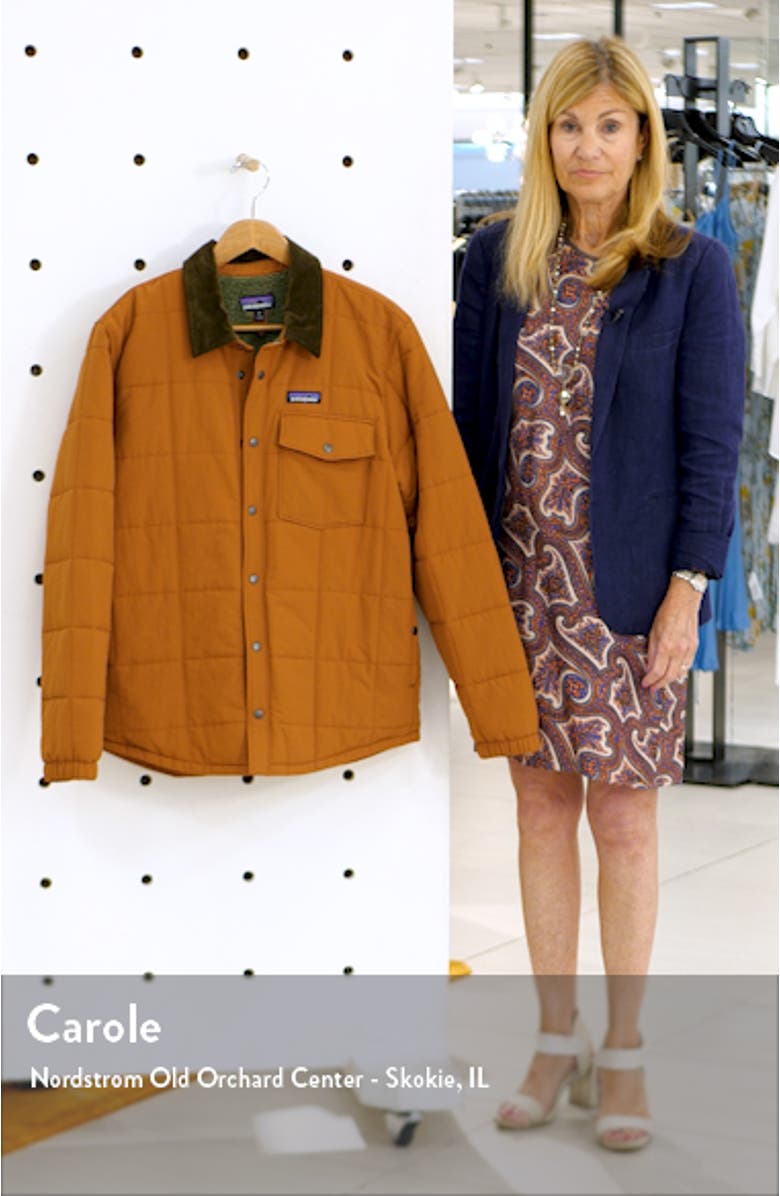 Isthmus Wind Resistant Water Repellent Quilted Shirt Jacket, sales video thumbnail