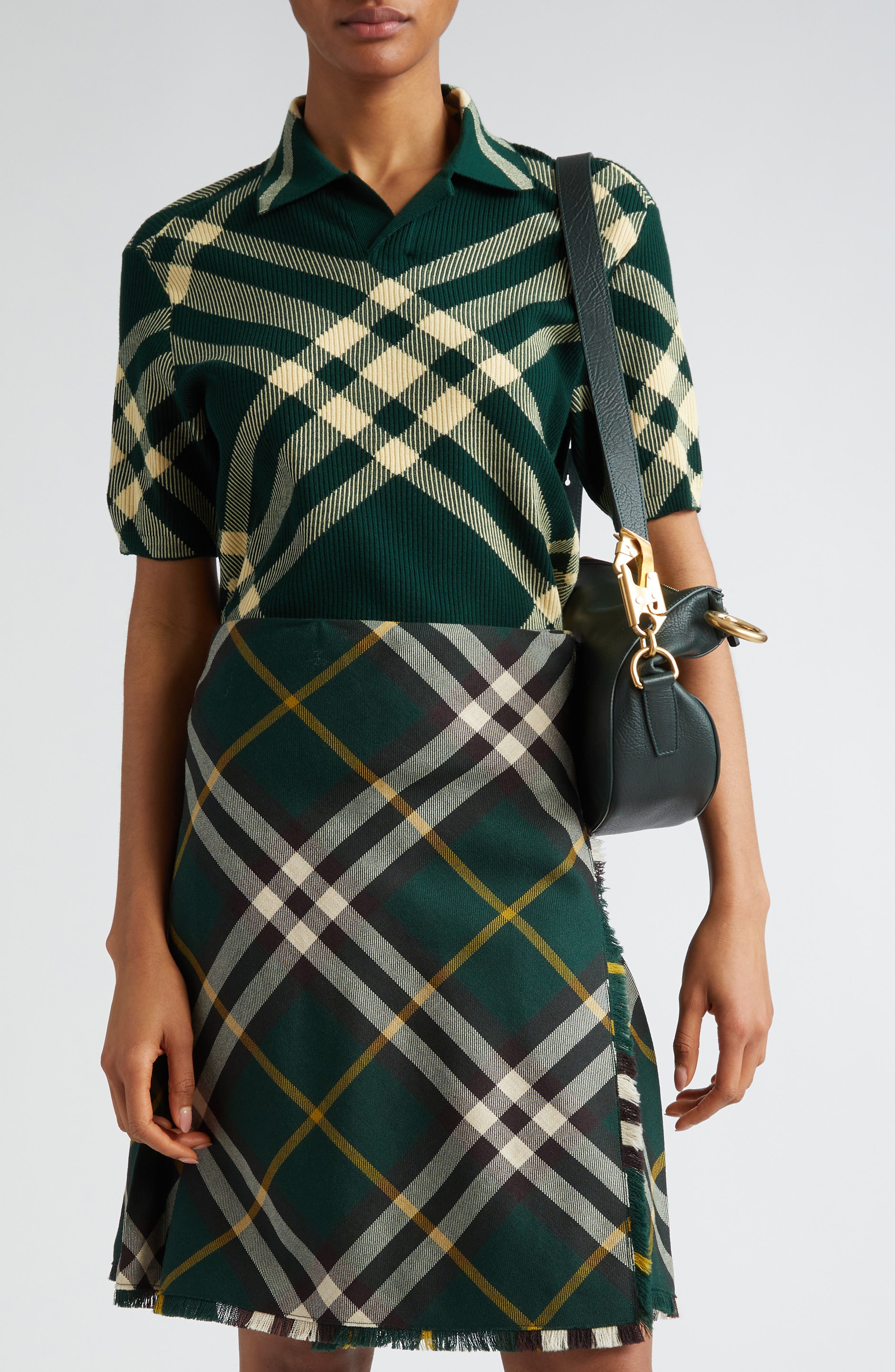 Burberry Small Knight Asymmetric Shoulder Bag, Alternate, color, 