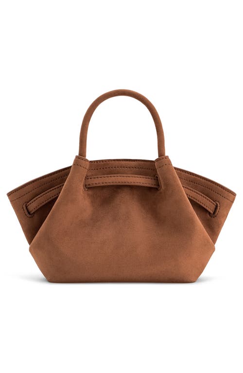 Jw Pei Hana Faux Suede Tote In Brown