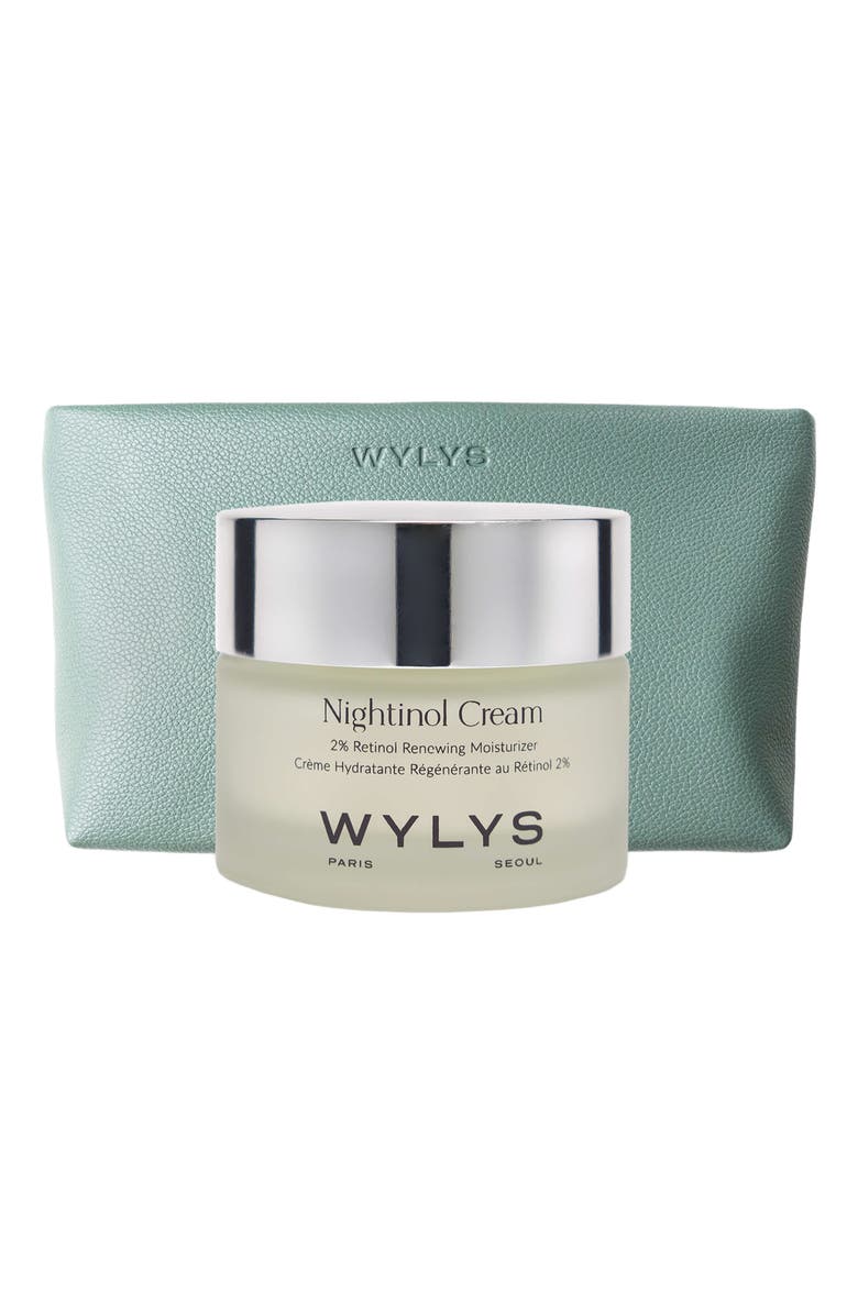 WYLYS Nightinol Cream & Sage Verte Makeup Bag, Alternate, color, NO COLOR