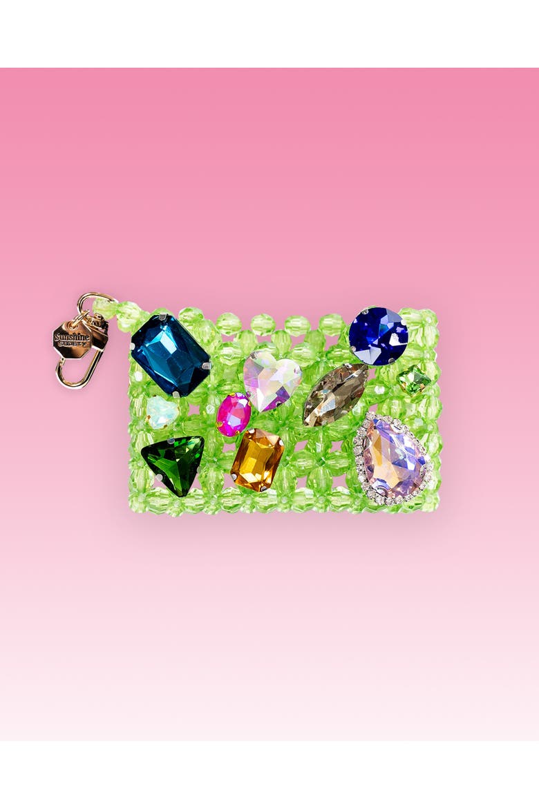 Crown Jewels Cardholder, Alternate, color, Green