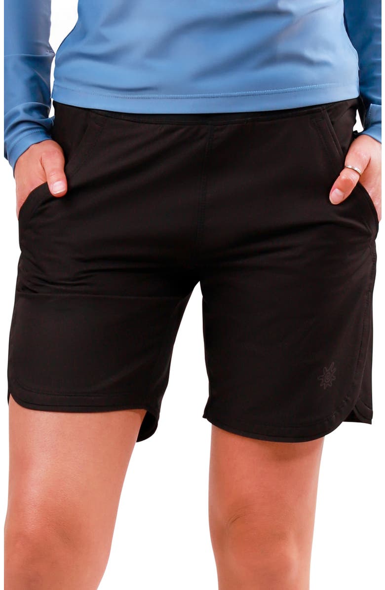 UV Skinz Hybrid Active Shorts, Main, color, Black