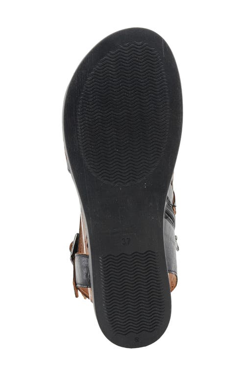 Spring Step Covington Ankle Strap Sandal In Black