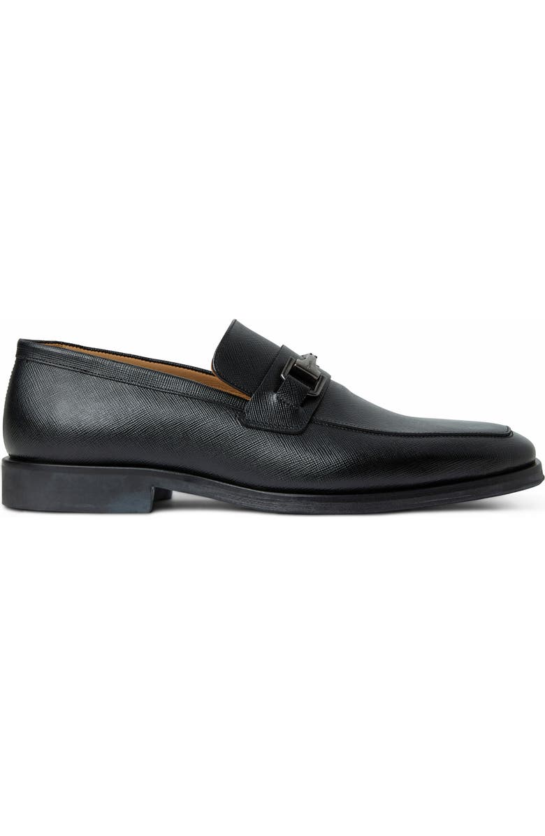 Bruno Magli Raging Bit Loafer, Alternate, color, Black Saffiano