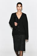 COS Cashmere Relaxed-fit V-neck Cardigan