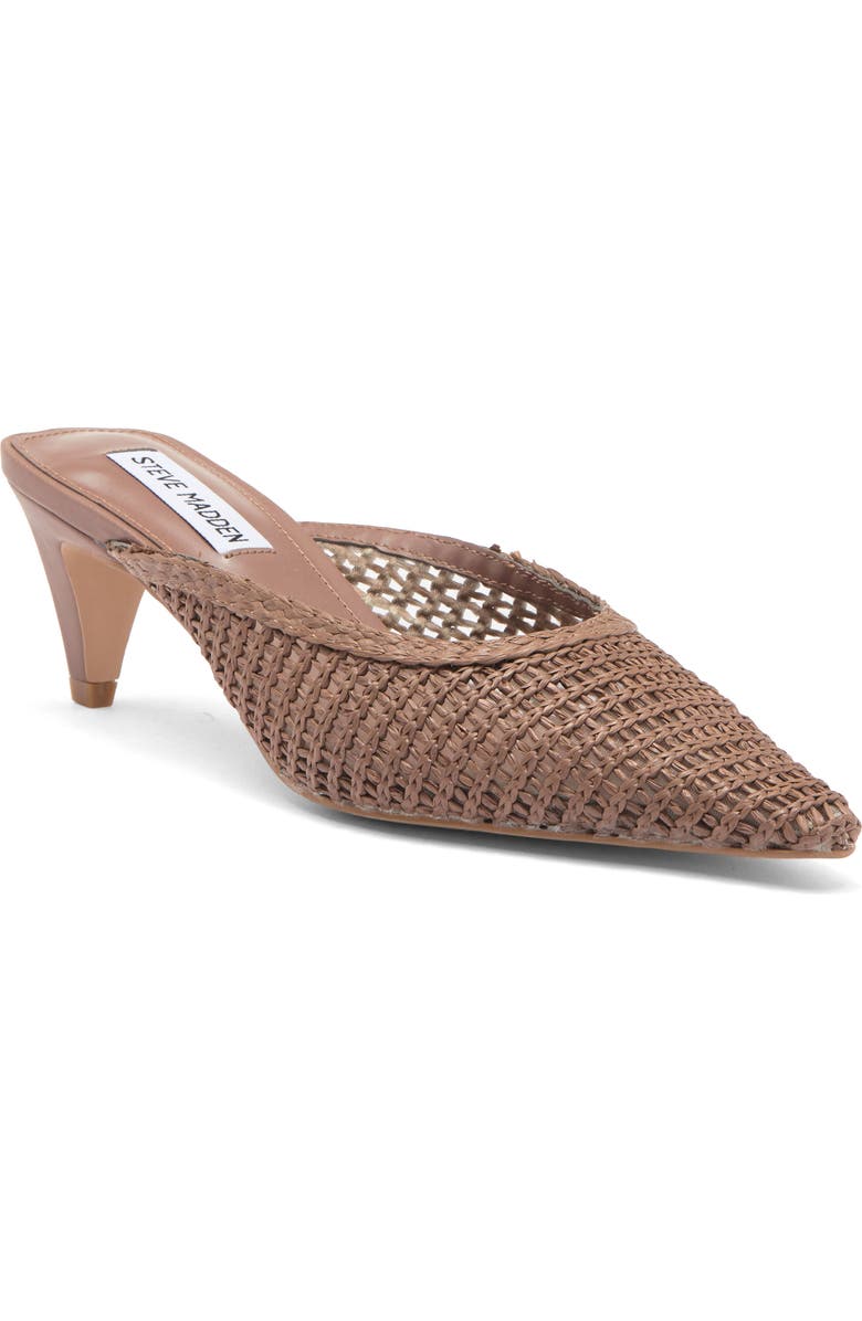 Steve Madden Cleverr Woven Mule, Main, color, Brown