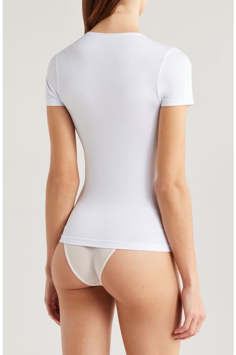 Seamless Layering Tee, Alternate, color, WHITE