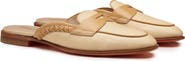 Santoni Women's Leather and Fabric Mule