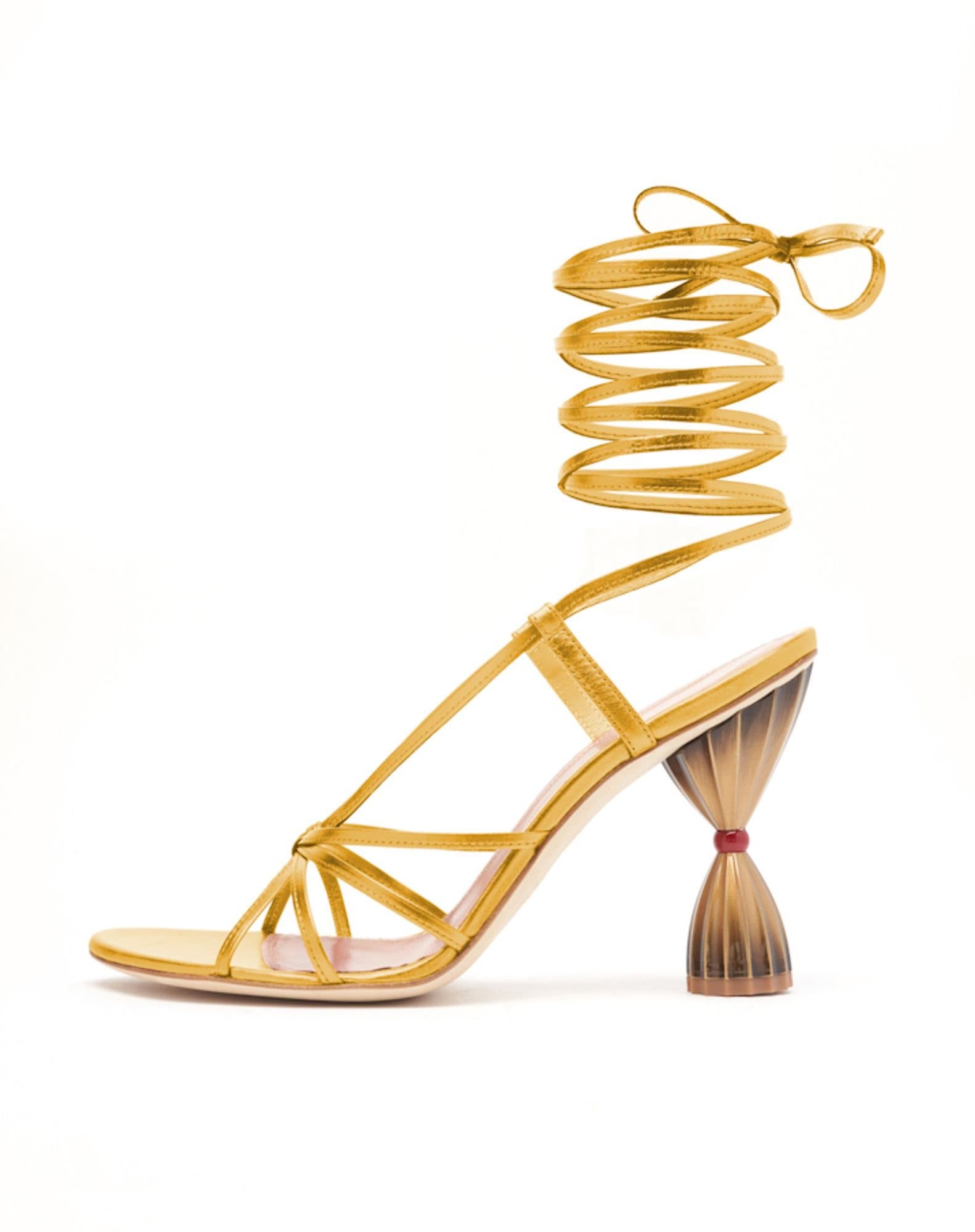 Saba Sandal, Main, color, Gold
