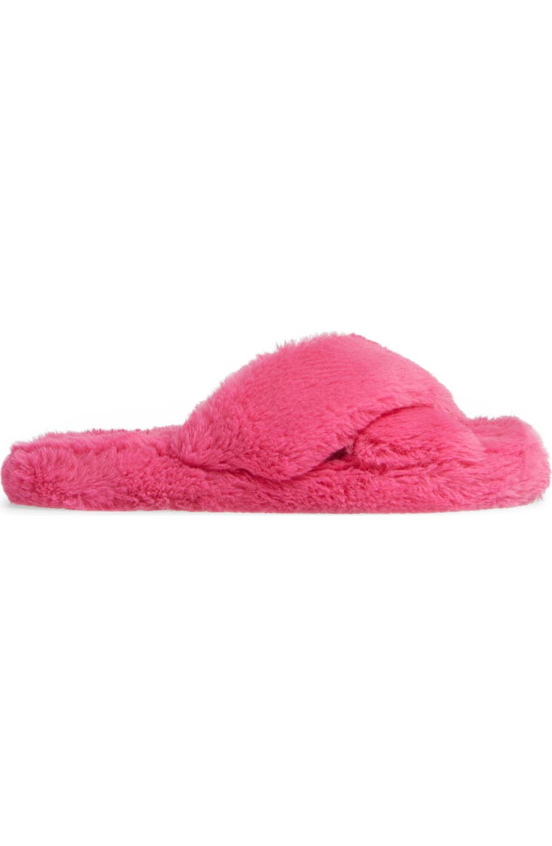 BP. Giaa Faux Fur Slipper, Alternate, color,