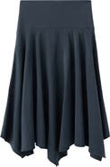 MANGO TEEN Handkerchief Hem Midi Skirt