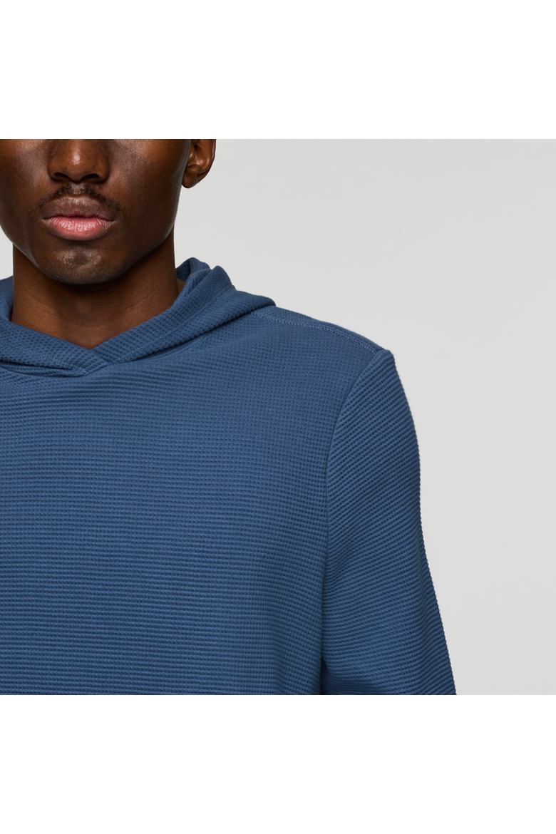 Atajo Long-Sleeve Waffle Hoodie - Men's, Alternate, color, Deep Sea
