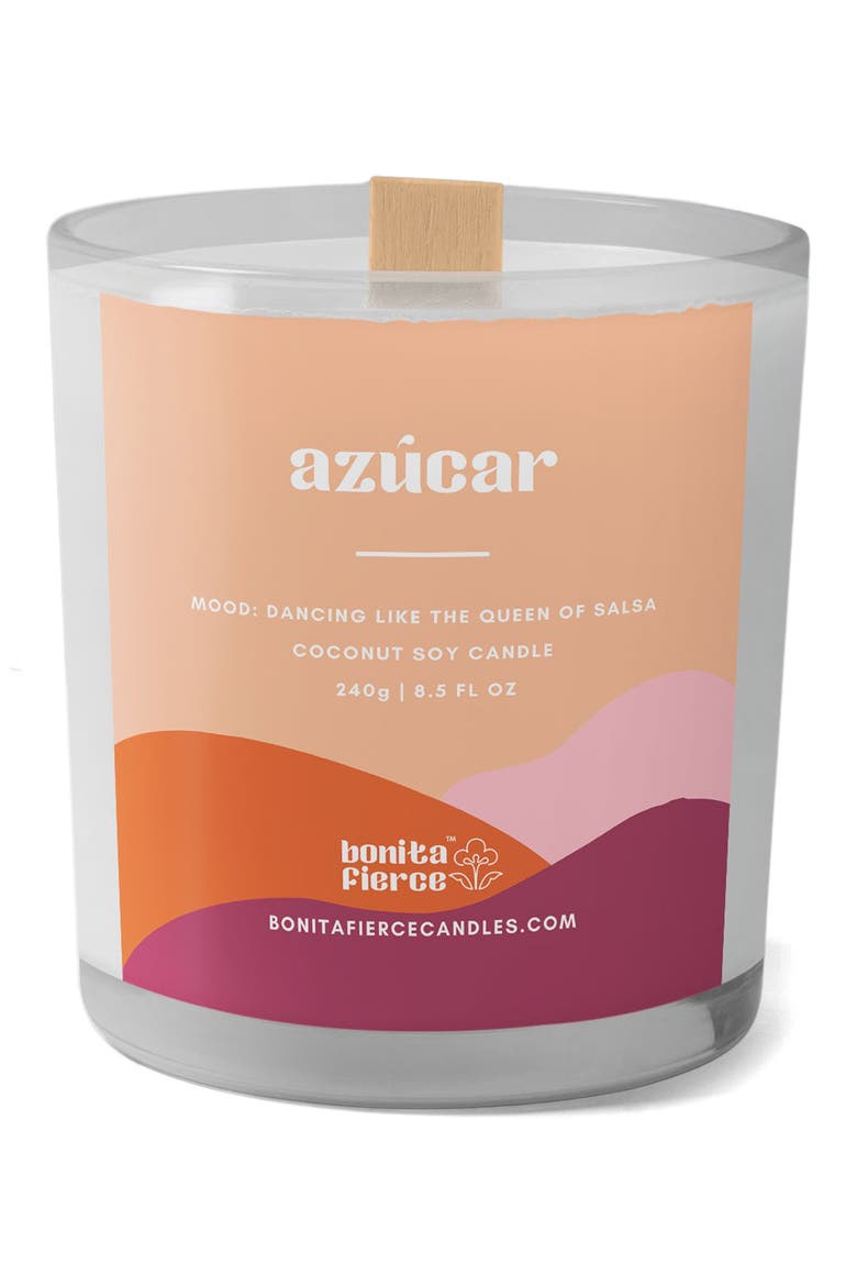 Azucar Candle, Main, color, WHITE