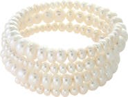 EFFY 8-9mm Freshwater Pearl Wrap Bracelet