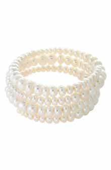 EFFY 8-9mm Freshwater Pearl Wrap Bracelet
