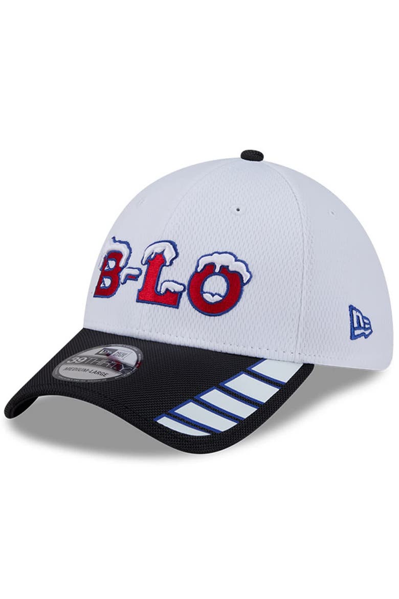 Men's New Era  White Buffalo Bills 2025 Rivalries Collection Fan Pack 39THIRTY Flex Hat, Main, color, White