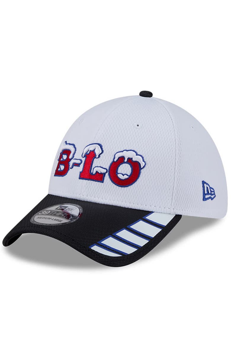 New Era Men
s New Era White Buffalo Bills 2025 Rivalries Collection Fan Pack 39THIRTY Flex Hat, Main, color, White