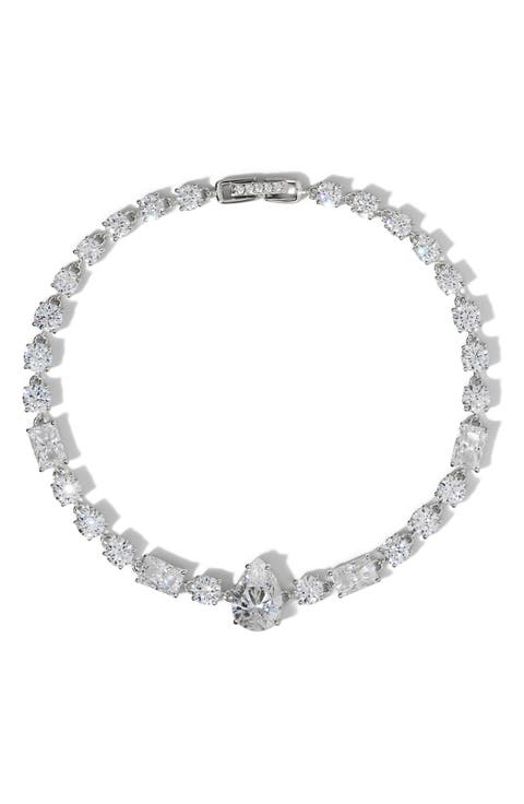 Everleigh Cubic Zirconia Line Bracelet