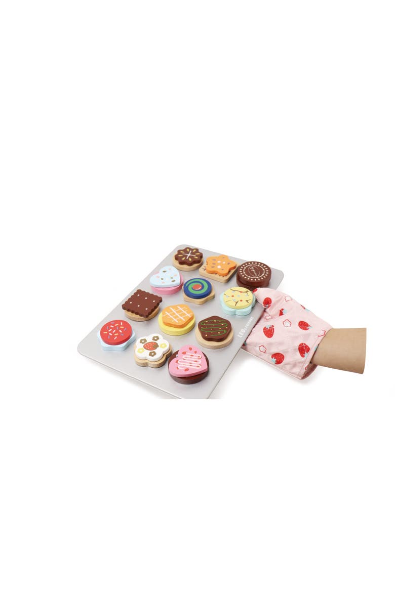 Leo & Friends Wooden Cookie Baking Set - Develops Motor Skills, Main, color, 