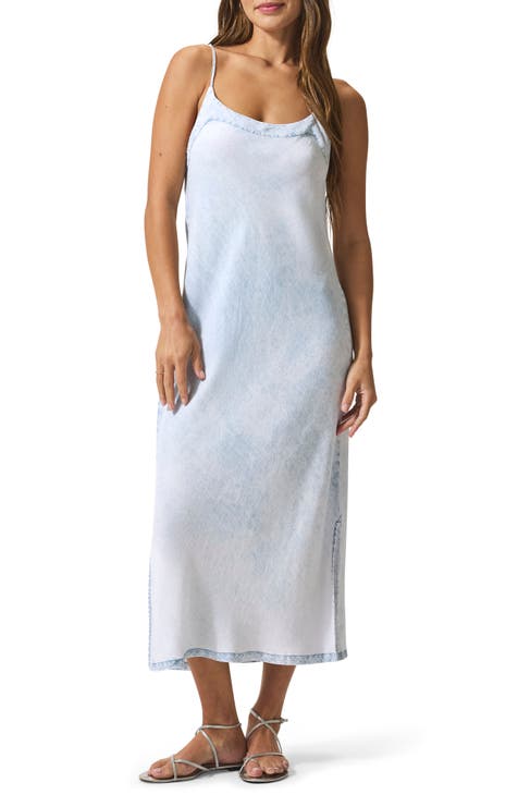 Cone Tree Design Casual One Piece Dress Knee Length for Women main image 0