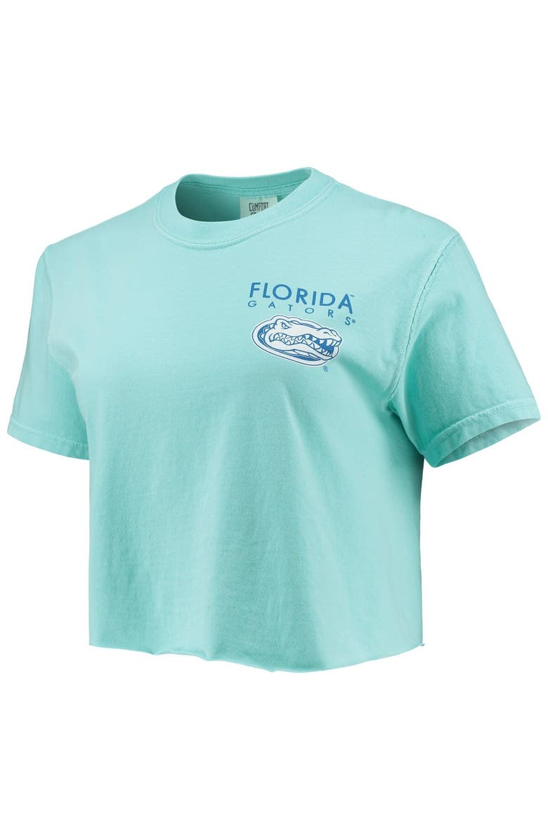 IMAGE ONE Women's Mint Florida Gators Circle Scene Comfort Colors Crop Top, Alternate, color, 