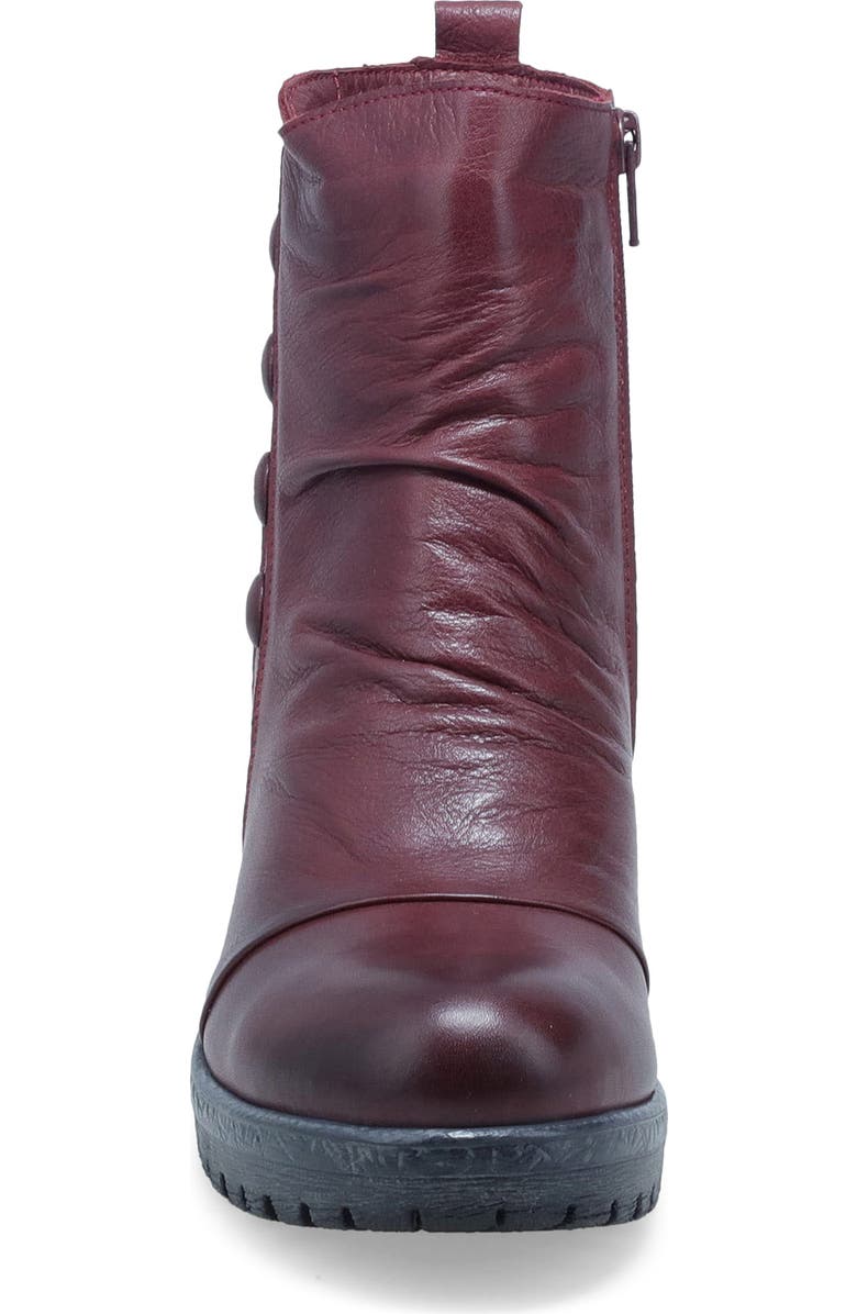 Miz Mooz Dallis Block Heel Bootie, Alternate, color, Wine